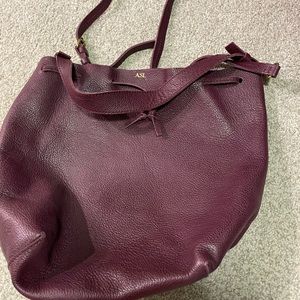 Leather Bucket Bag